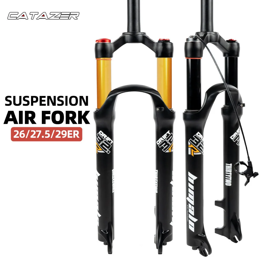 Bicycle Air Fork 26 27.5 29 ER MTB Mountain Suspension Fork Air Resilience Oil Damping Line Lock for Over SR Bike Forks
Bicycle Air Fork 26 27.5 29 ER MTB Mountain Suspension Fork Air Resilience Oil Damping Line Lock for Over SR Bike Forks