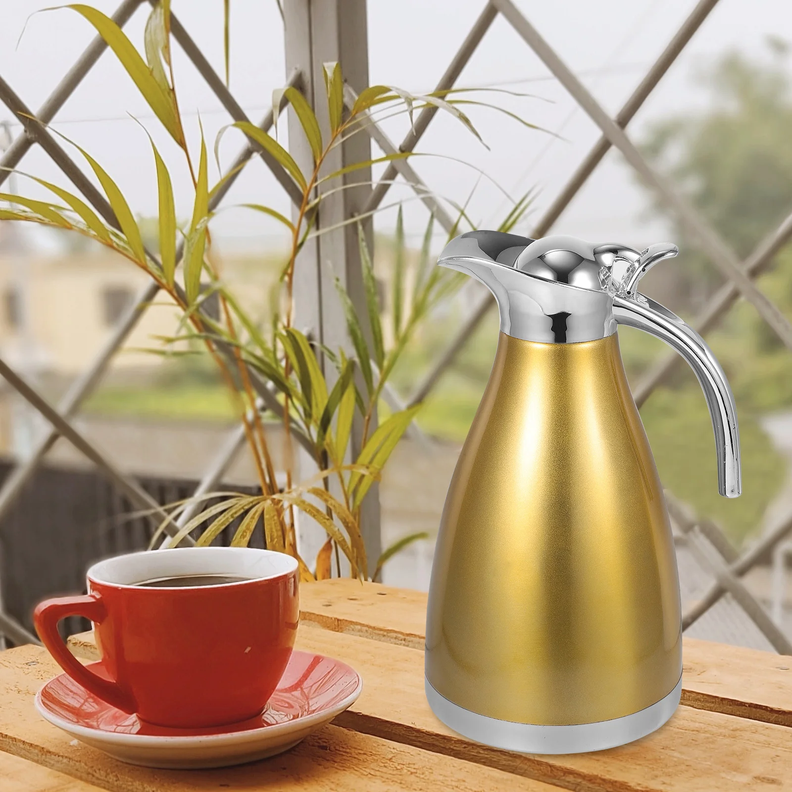 Hemoton Insulated Water Bottle Stainless Steel Thermal Hot Cold Water Pitcher Insulated Coffee Tea Water Pot Household Water
Hemoton Insulated Water Bottle Stainless Steel Thermal Hot Cold Water Pitcher Insulated Coffee Tea Water Pot Household Water