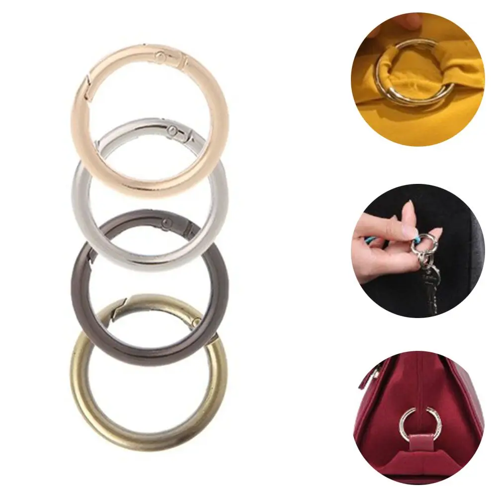 Round Durable Handbag Ring Circle Bag Part Hook Keyring Hook Buckle Spring Snap
Round Durable Handbag Ring Circle Bag Part Hook Keyring Hook Buckle Spring Snap