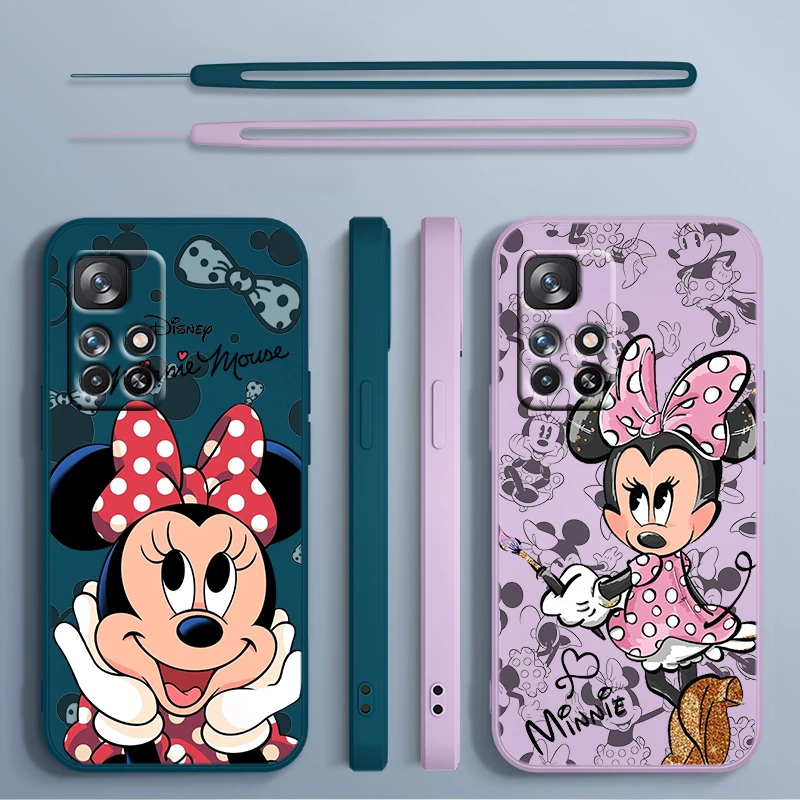 Disney Minnie Cute For Redmi K60 K50 K40 K30 K20 10C X 9C T AT A 8A 7A Gaming Pro Plus Liquid Rope Silicone Phone Case
Disney Minnie Cute For Redmi K60 K50 K40 K30 K20 10C X 9C T AT A 8A 7A Gaming Pro Plus Liquid Rope Silicone Phone Case