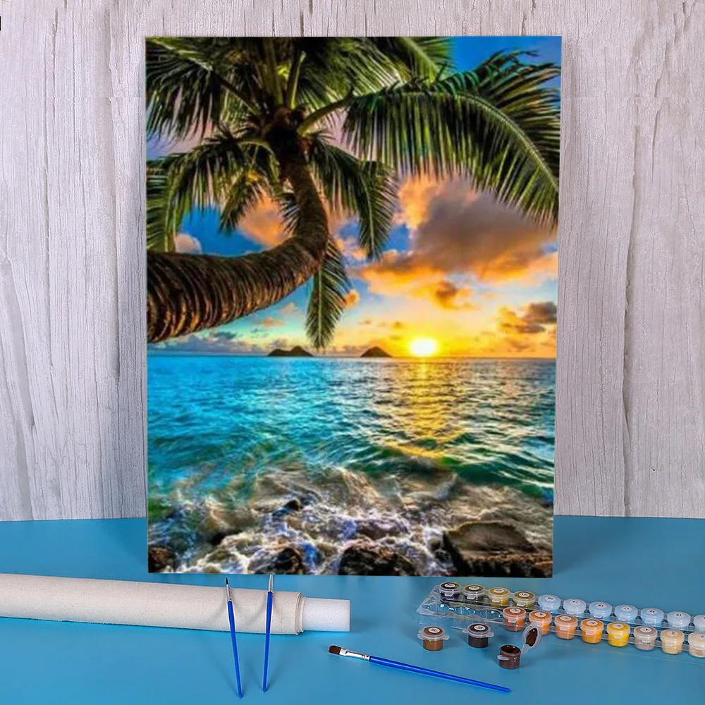 Landscape Beach DIY Paint By Numbers Kit Acrylic Paints 50*70 Canvas Painting Wall Art Home Decoration For Living Room Seascape
Landscape Beach DIY Paint By Numbers Kit Acrylic Paints 50*70 Canvas Painting Wall Art Home Decoration For Living Room Seascape
