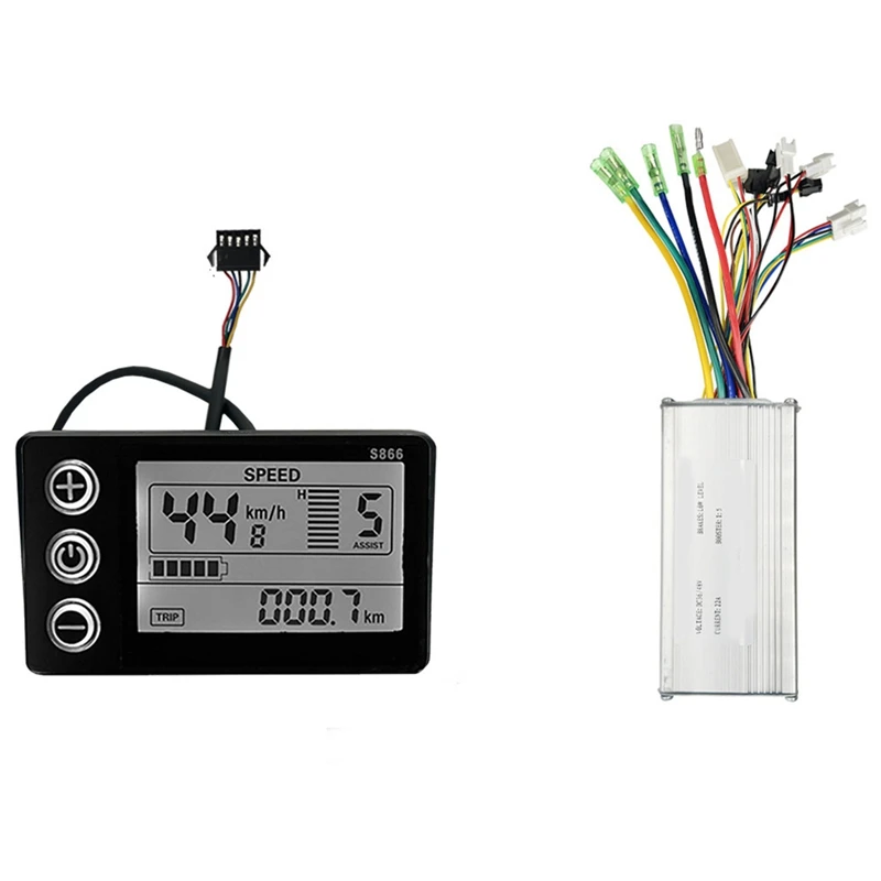 Electric Bicycle Mountain Bike Scooter Controller Jiannuo Small Kit 500W Applicable ABS+Metal
Electric Bicycle Mountain Bike Scooter Controller Jiannuo Small Kit 500W Applicable ABS+Metal