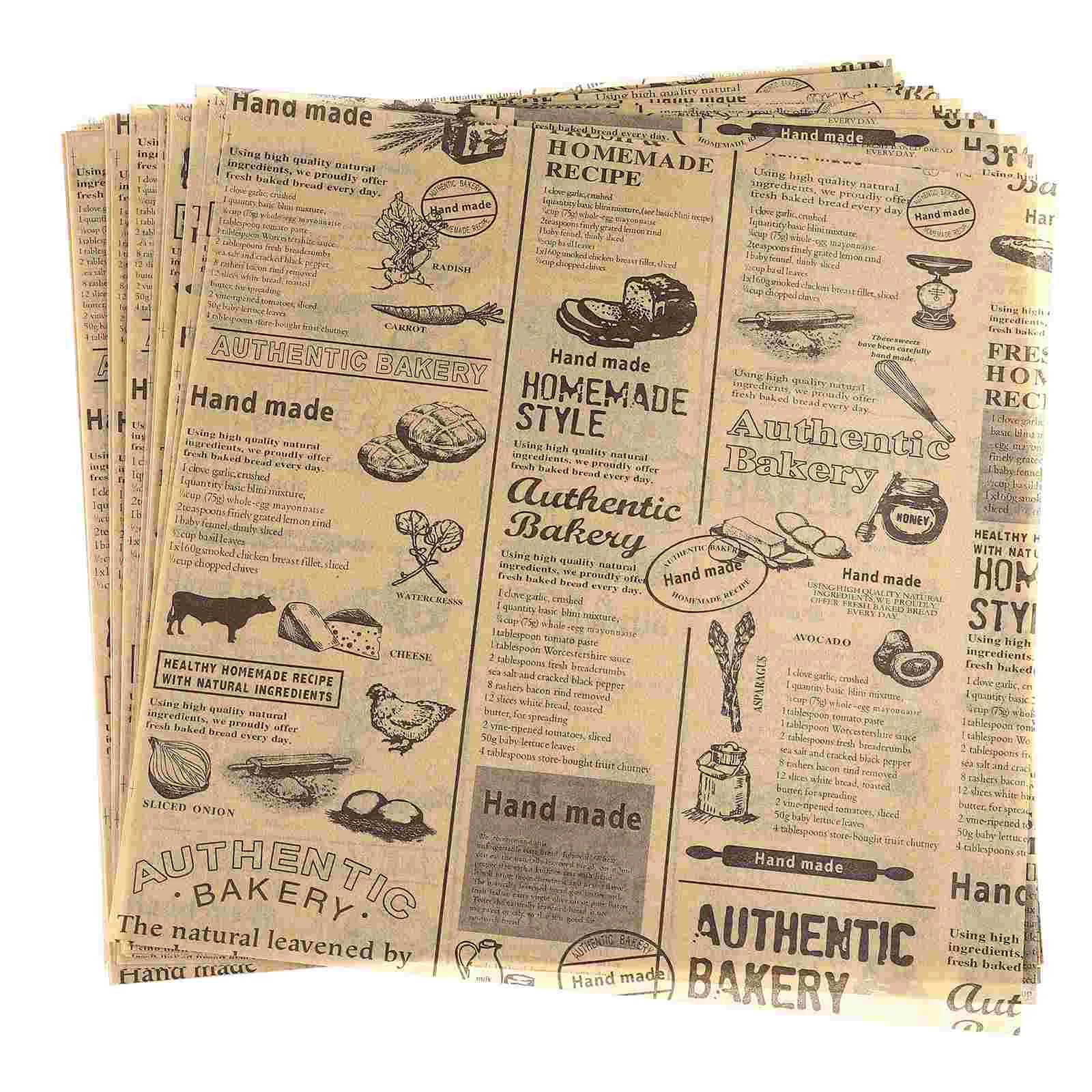 50 Sheets Food Wrapping Paper Packing Decorative Grease-Resistant Hamburger Liners
50 Sheets Food Wrapping Paper Packing Decorative Grease-Resistant Hamburger Liners