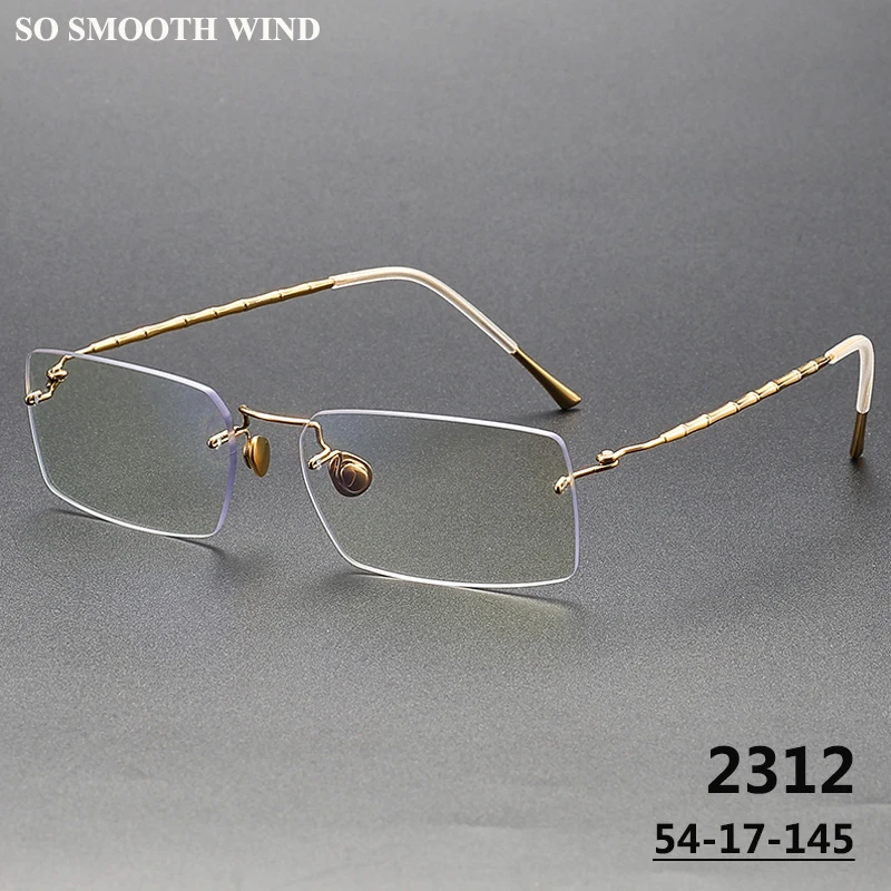 Denmark Screwless Optical Rimless Glasses Frame Men Women Square Pure Titanium Myopia Ultralight Prescription Read Eyeglasses
Denmark Screwless Optical Rimless Glasses Frame Men Women Square Pure Titanium Myopia Ultralight Prescription Read Eyeglasses