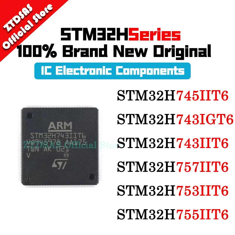 STM32H745IIT6 STM32H743IGT6 STM32H743IIT6 STM32H757IIT6 STM32H753IIT6 STM32H755IIT6 IC MCU LQFP-176 Chipset
STM32H745IIT6 STM32H743IGT6 STM32H743IIT6 STM32H757IIT6 STM32H753IIT6 STM32H755IIT6 IC MCU LQFP-176 Chipset