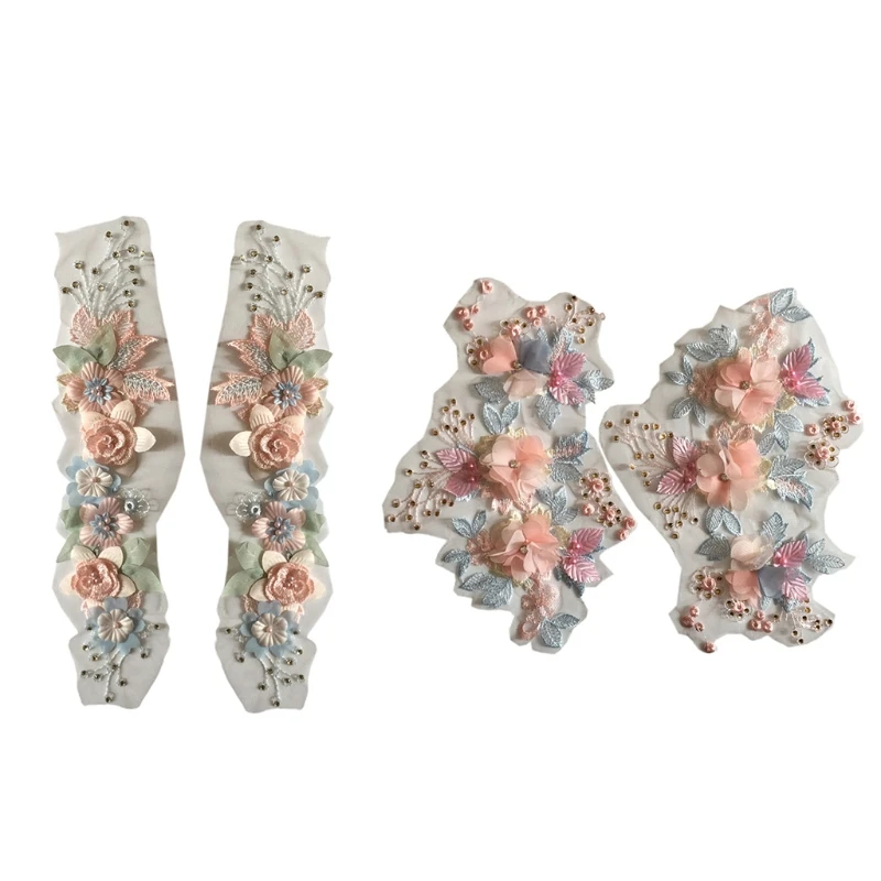 2Pcs Fashion Embroidery Polyester Pearl Lace Applique 3D Sequin Sewing Trim Lace
2Pcs Fashion Embroidery Polyester Pearl Lace Applique 3D Sequin Sewing Trim Lace