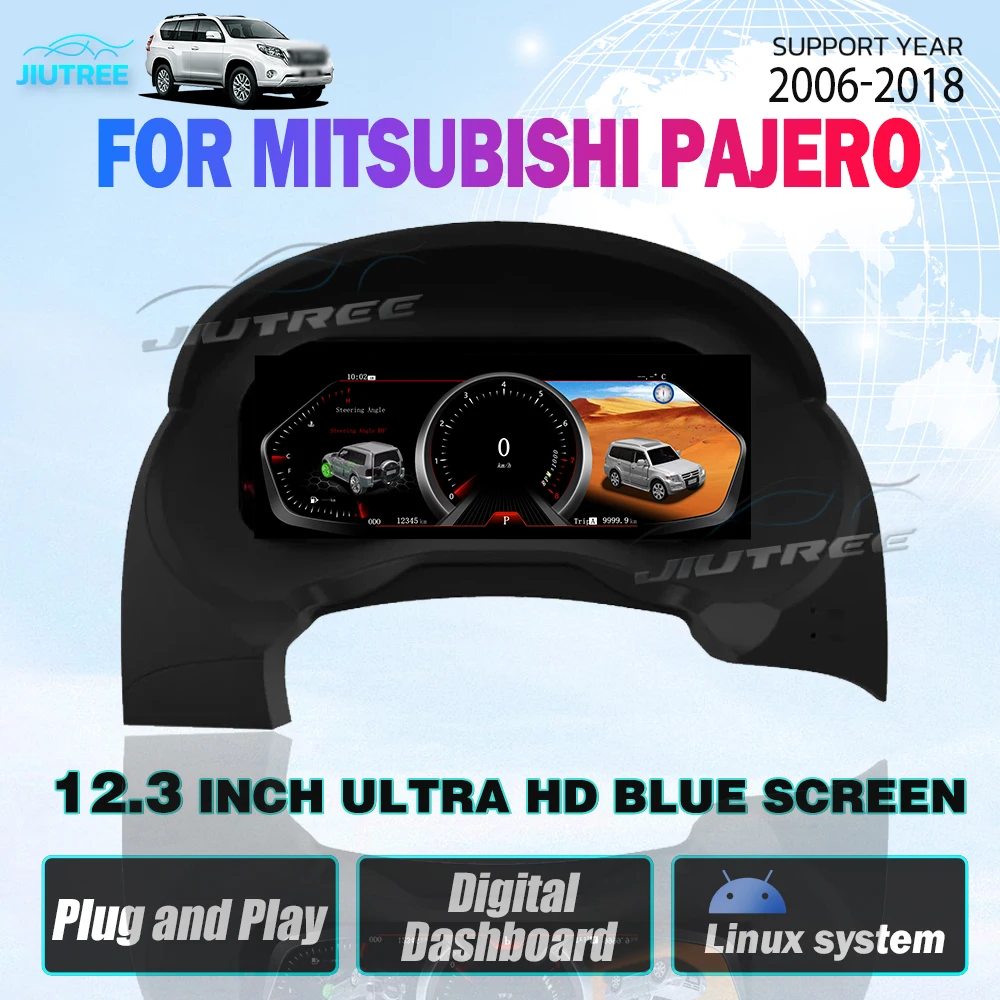 For Mitsubishi Pajero 2006 2007 2008 2009 2010-2018 Android Car Digital Cluster LCD Dashboard Instrument Panel Multifunctional
For Mitsubishi Pajero 2006 2007 2008 2009 2010-2018 Android Car Digital Cluster LCD Dashboard Instrument Panel Multifunctional