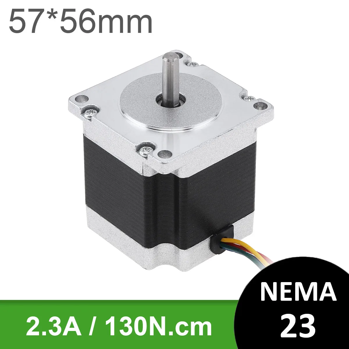 Шаговый двигатель 57 Nema 23 56 мм 130 Н см запчасти для 3D-принтера | Строительство и