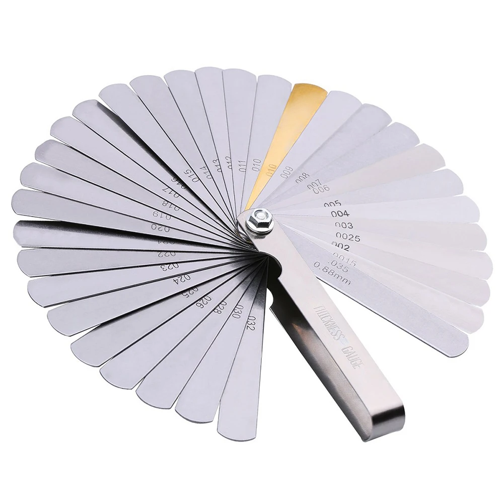 Musical Instruments Feeler Gauge String Ruler 32 Piece Adjust Piano Code For Electric Guitar Bass Height Measuring Ruler
Musical Instruments Feeler Gauge String Ruler 32 Piece Adjust Piano Code For Electric Guitar Bass Height Measuring Ruler