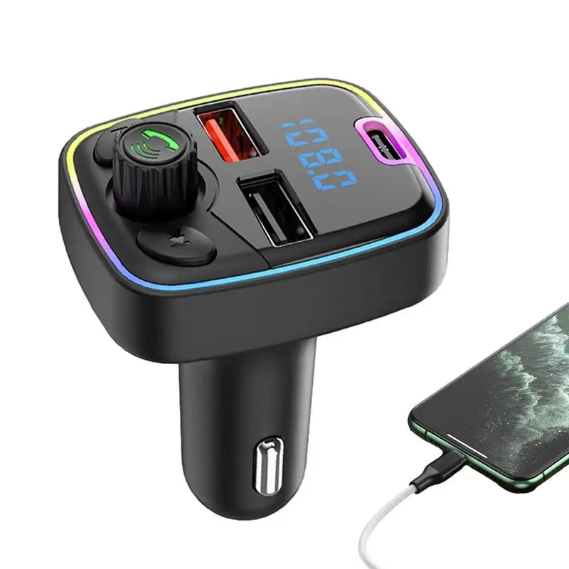 Blue Tooth Car Adapter Streamlined Audio Playback Music Player With Colorful Light ABS Material Revolutionize Your Driving
Blue Tooth Car Adapter Streamlined Audio Playback Music Player With Colorful Light ABS Material Revolutionize Your Driving