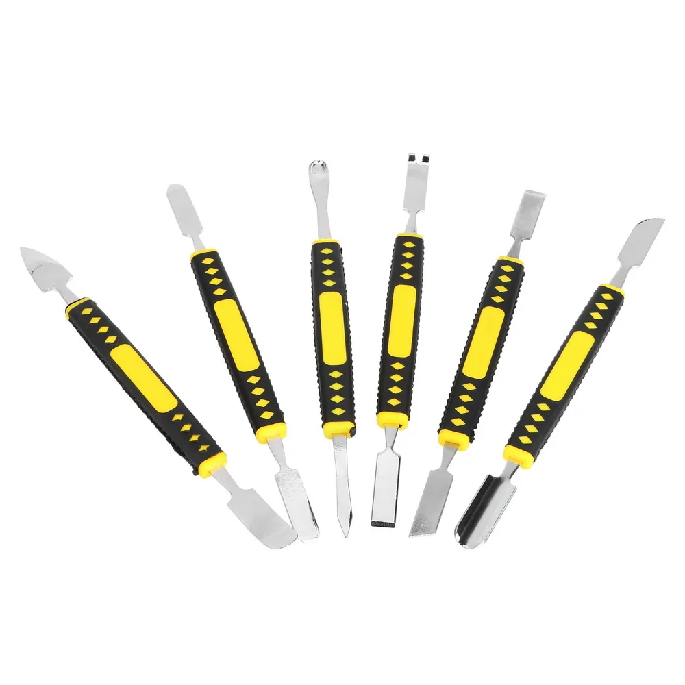 6pcs/set For Mobile Phone Notebook Prying Opening Repair Tool kit Dual Heads Metal Spudger Crowbar Hand Tools Sets
6pcs/set For Mobile Phone Notebook Prying Opening Repair Tool kit Dual Heads Metal Spudger Crowbar Hand Tools Sets