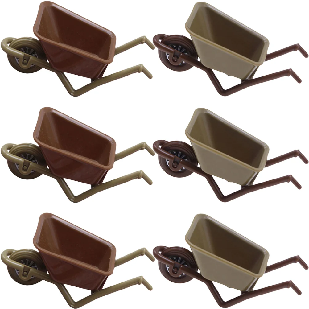 6 Pcs House Trailer Micro Scene Layout Props Wheelbarrow Garden Accessories Models Landscape Wheelbarrowation Miniature
6 Pcs House Trailer Micro Scene Layout Props Wheelbarrow Garden Accessories Models Landscape Wheelbarrowation Miniature