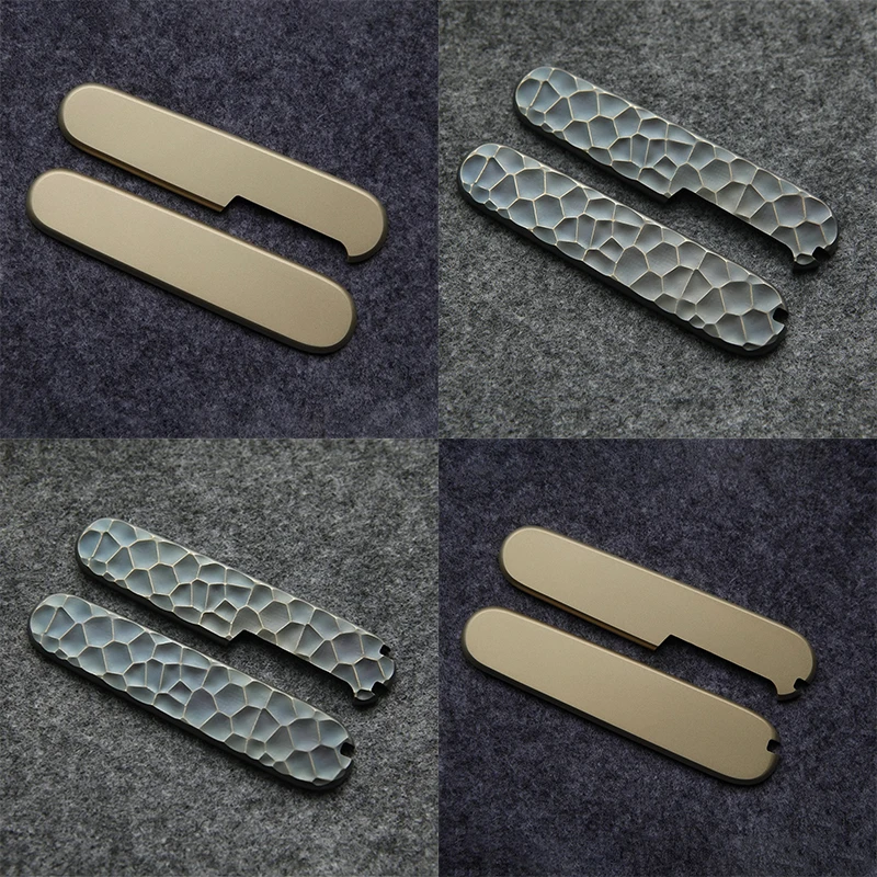4 Styles Brass Material Folding Knife Scales Handle Patches for 91MM Victorinox Swiss Army Knives DIY Making Accessories Parts
4 Styles Brass Material Folding Knife Scales Handle Patches for 91MM Victorinox Swiss Army Knives DIY Making Accessories Parts