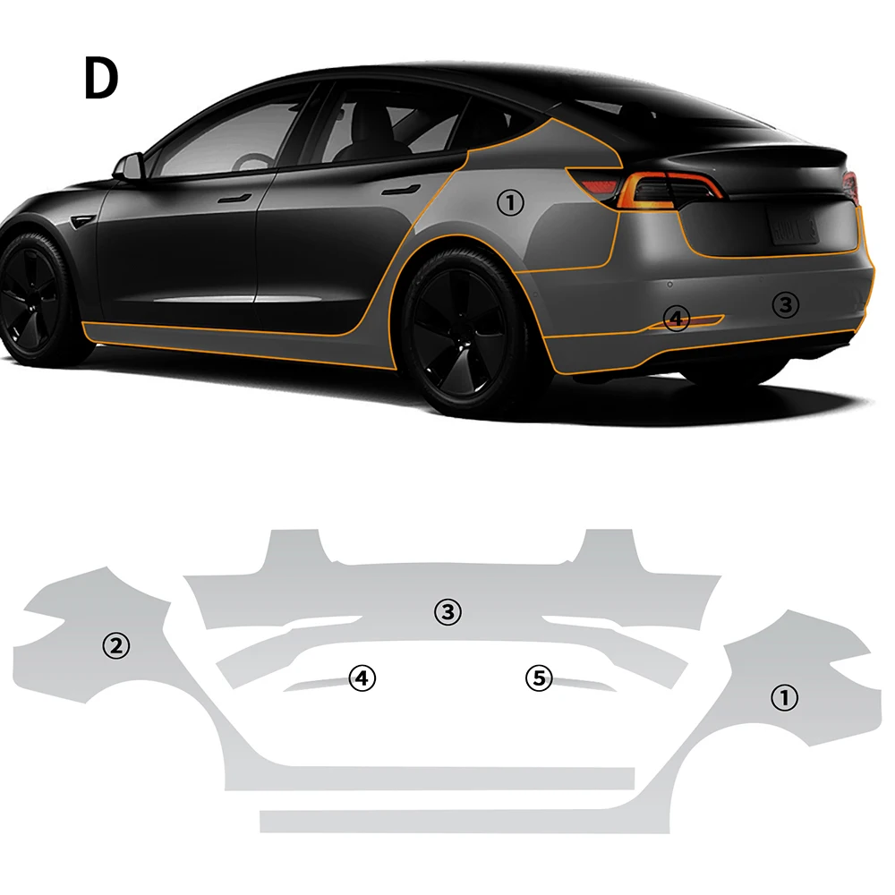 Anti-Collision Protection Strip Tpu Car Bady Film Scratch Resistant Car Paint for Tesla Model 3 2020-2023 Side Rear Trim Sticker 
Anti-Collision Protection Strip Tpu Car Bady Film Scratch Resistant Car Paint for Tesla Model 3 2020-2023 Side Rear Trim Sticker