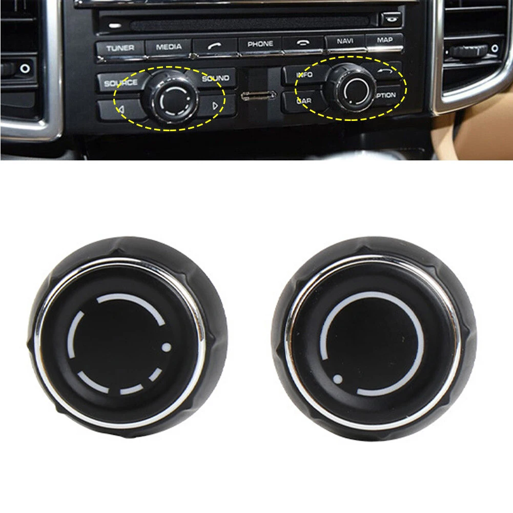 Front LH+RH Dash Volume Control Knob Cover For Cayman 2012-2016 97064293001 Silver & Black Car Acesssories Tools
Front LH+RH Dash Volume Control Knob Cover For Cayman 2012-2016 97064293001 Silver & Black Car Acesssories Tools