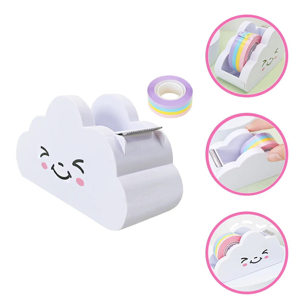 Tape Dispenser Washi Rainbow Paper Roll Holder Desk Cute Desktop Office Cloud Cutting Masking Adhesive Cartoon Supplies Machine
Tape Dispenser Washi Rainbow Paper Roll Holder Desk Cute Desktop Office Cloud Cutting Masking Adhesive Cartoon Supplies Machine