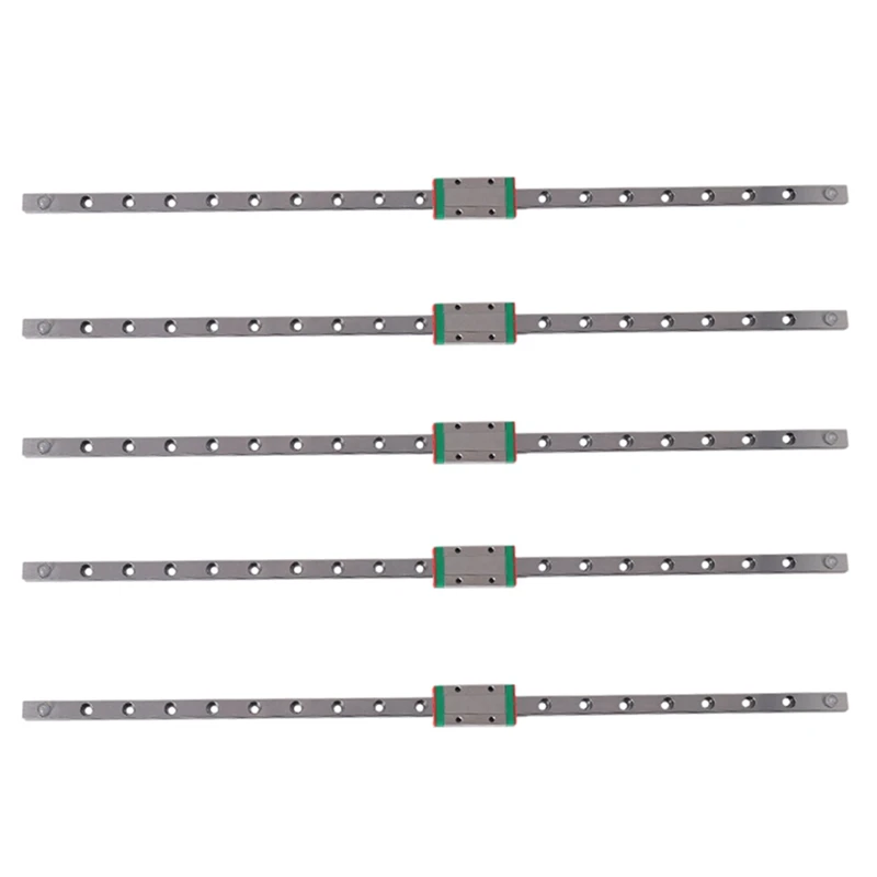 5Pcs 9Mm Linear Guide Miniature Rail MGN9 400Mm Linear Rail And 5 Pcs MGN9H Miniature Rail Slider
5Pcs 9Mm Linear Guide Miniature Rail MGN9 400Mm Linear Rail And 5 Pcs MGN9H Miniature Rail Slider