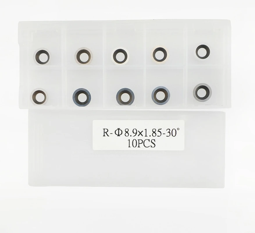 10 Pcs 8.9mm Round Carbide Inserts Ci5 Cutters (8.9mm X 1.85mm Thickness- 30 Degree) Carbide Cutter Replacement for Turning Tool
10 Pcs 8.9mm Round Carbide Inserts Ci5 Cutters (8.9mm X 1.85mm Thickness- 30 Degree) Carbide Cutter Replacement for Turning Tool