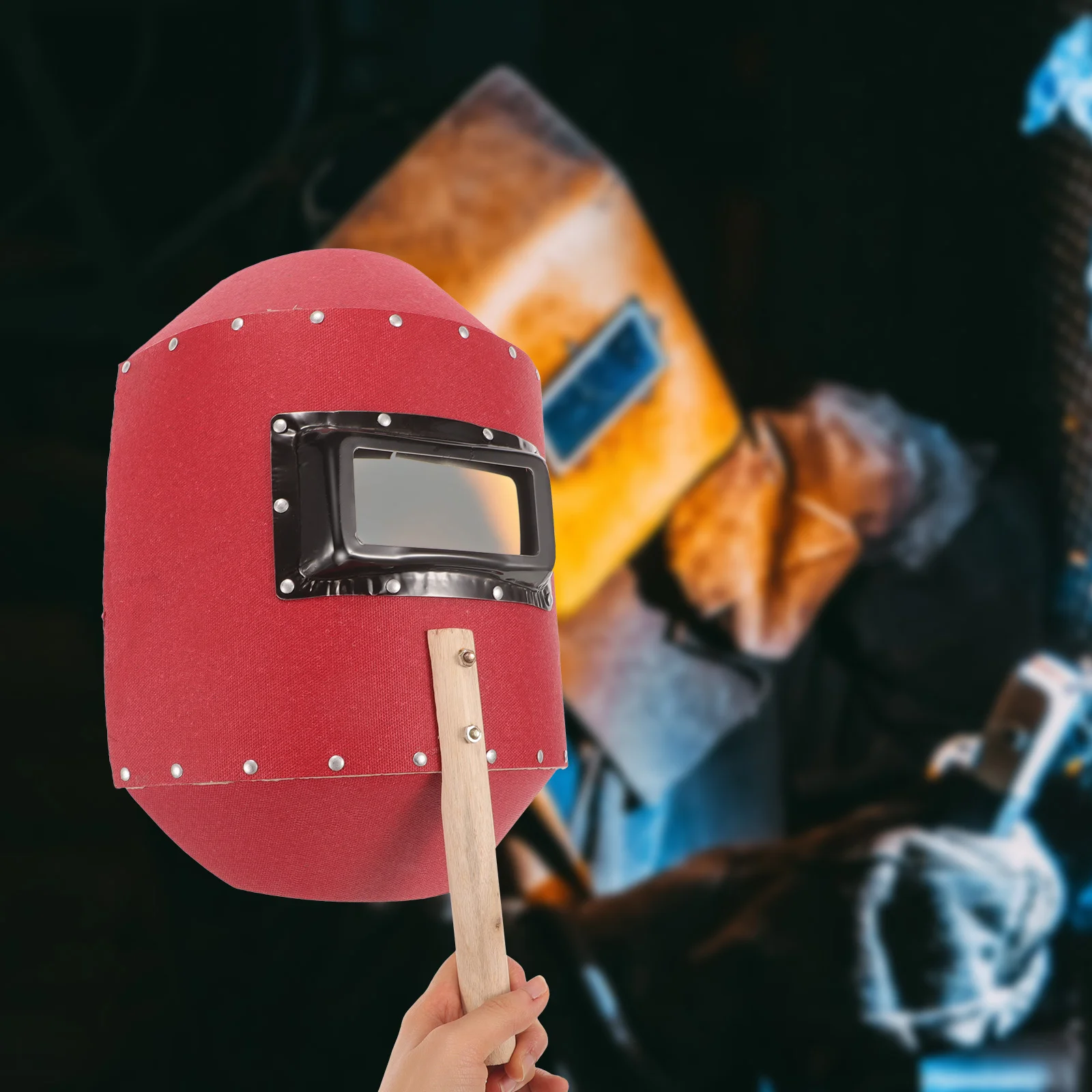 Welding Face Mask Protective Welding Facial Mask With Handle Welding Tool Accessory
Welding Face Mask Protective Welding Facial Mask With Handle Welding Tool Accessory