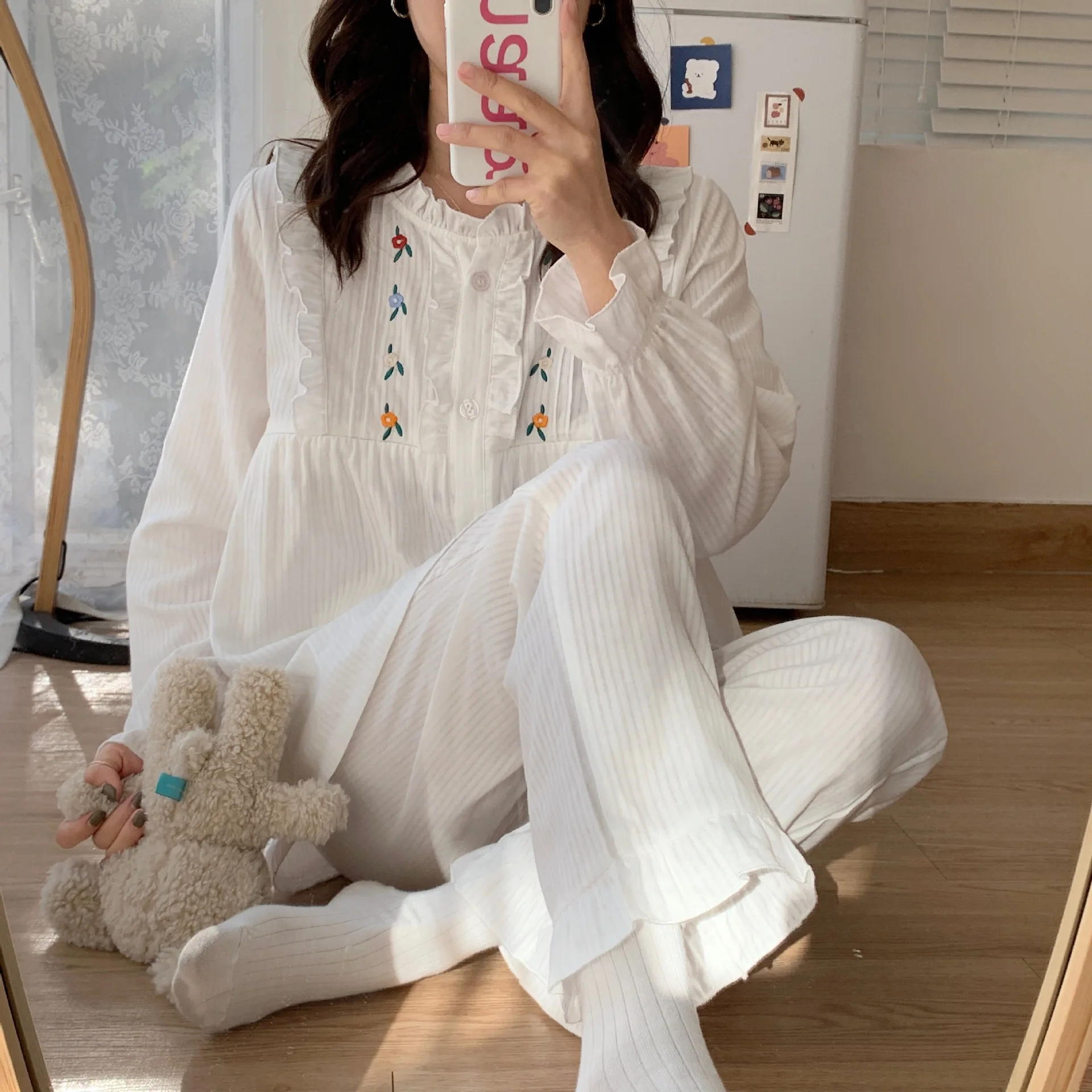 100% Cotton Maternity Nursing Top Breastfeeding Sleepwear Suits Spring New Pregnancy Home Clothes For Pregnant
100% Cotton Maternity Nursing Top Breastfeeding Sleepwear Suits Spring New Pregnancy Home Clothes For Pregnant