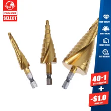 3pcs 4-32mm Pagoda Shape HSS Step Drill Bit Drilling Triangle Shank Metalworking High Speed Steel Hole Cutter Tools
3pcs 4-32mm Pagoda Shape HSS Step Drill Bit Drilling Triangle Shank Metalworking High Speed Steel Hole Cutter Tools