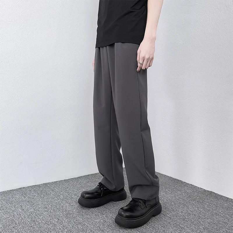 Summer New Men's Thin Baggy Casual Pants Korean Fashion Wide Leg Drape Trousers Male Elastic Waist Khaki Gray White Black
Summer New Men's Thin Baggy Casual Pants Korean Fashion Wide Leg Drape Trousers Male Elastic Waist Khaki Gray White Black