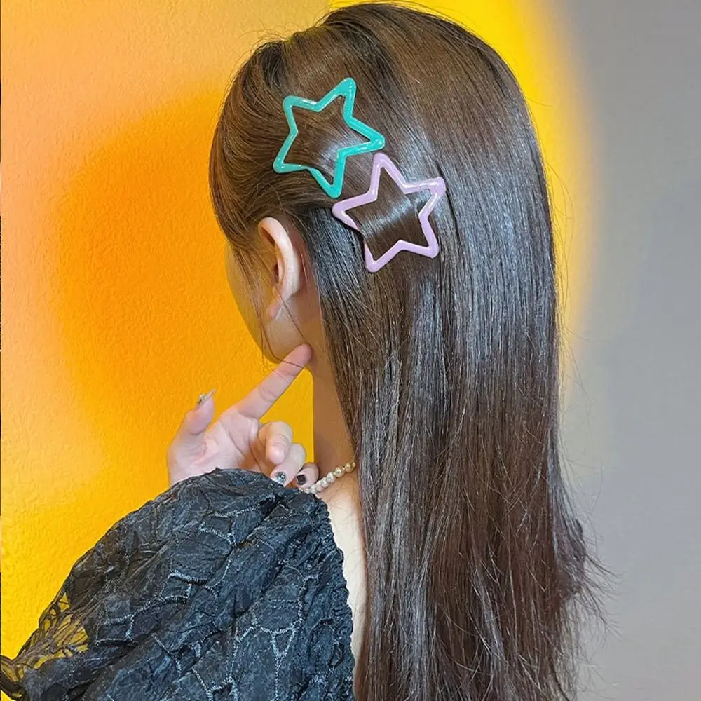 Pentagonal Star Star BB Hair Clip Creative Alloy Metal Y2k Hairpin Geometric Headwear Side Barrettes Girls
Pentagonal Star Star BB Hair Clip Creative Alloy Metal Y2k Hairpin Geometric Headwear Side Barrettes Girls