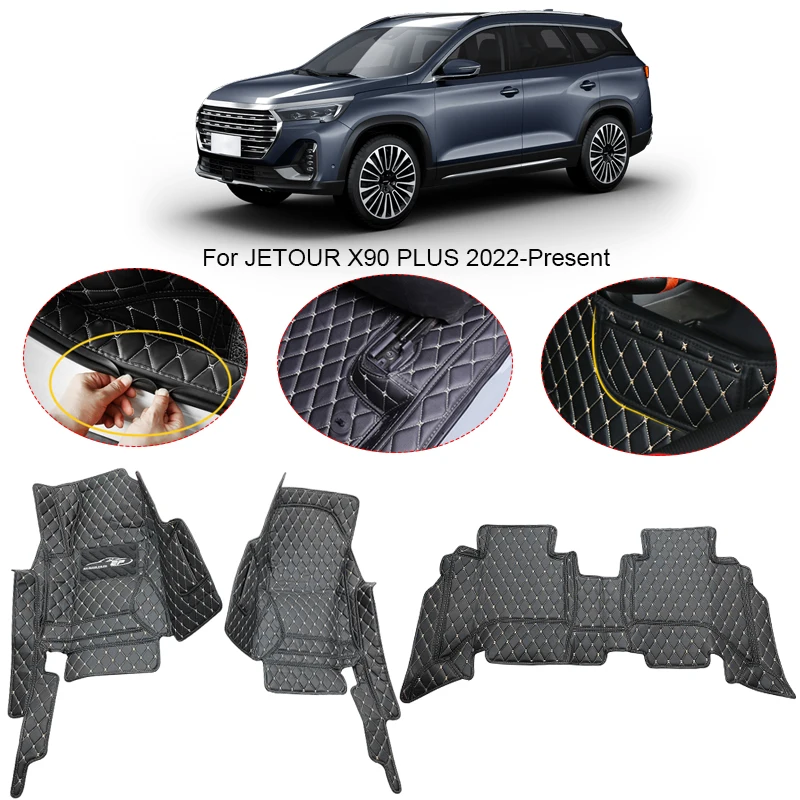 3D Full Surround Car Floor Mat Protective Liner Foot Pads Carpet Leather Waterproof Cover Accessoy For JETOUR X90 PLUS 2022-2025
3D Full Surround Car Floor Mat Protective Liner Foot Pads Carpet Leather Waterproof Cover Accessoy For JETOUR X90 PLUS 2022-2025