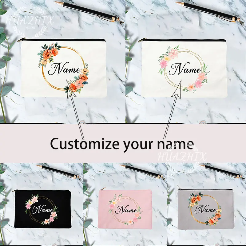 Beautiful Wreath with Custom Names Makeup Bag Friends Bridesmaid Names Travel Toiletry Organizer Cosmetic Bag Christmas Gift
Beautiful Wreath with Custom Names Makeup Bag Friends Bridesmaid Names Travel Toiletry Organizer Cosmetic Bag Christmas Gift