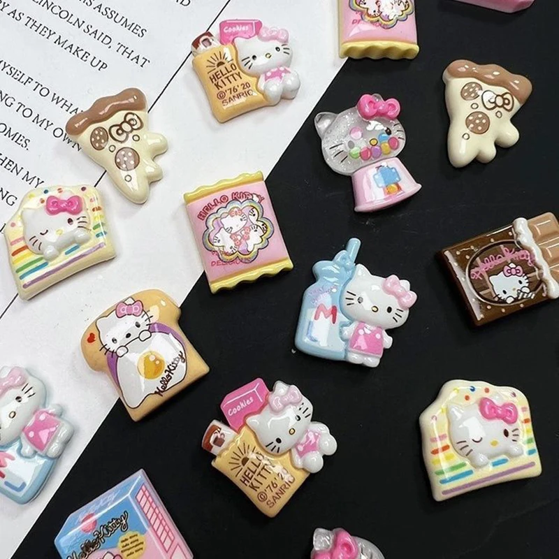 Sanrio Kawaii Anime Hello Kitty Diy Accessories Decorative Stickers Cute Sweet Cartoon Resin Patch Lovely Gifts for Girls
Sanrio Kawaii Anime Hello Kitty Diy Accessories Decorative Stickers Cute Sweet Cartoon Resin Patch Lovely Gifts for Girls