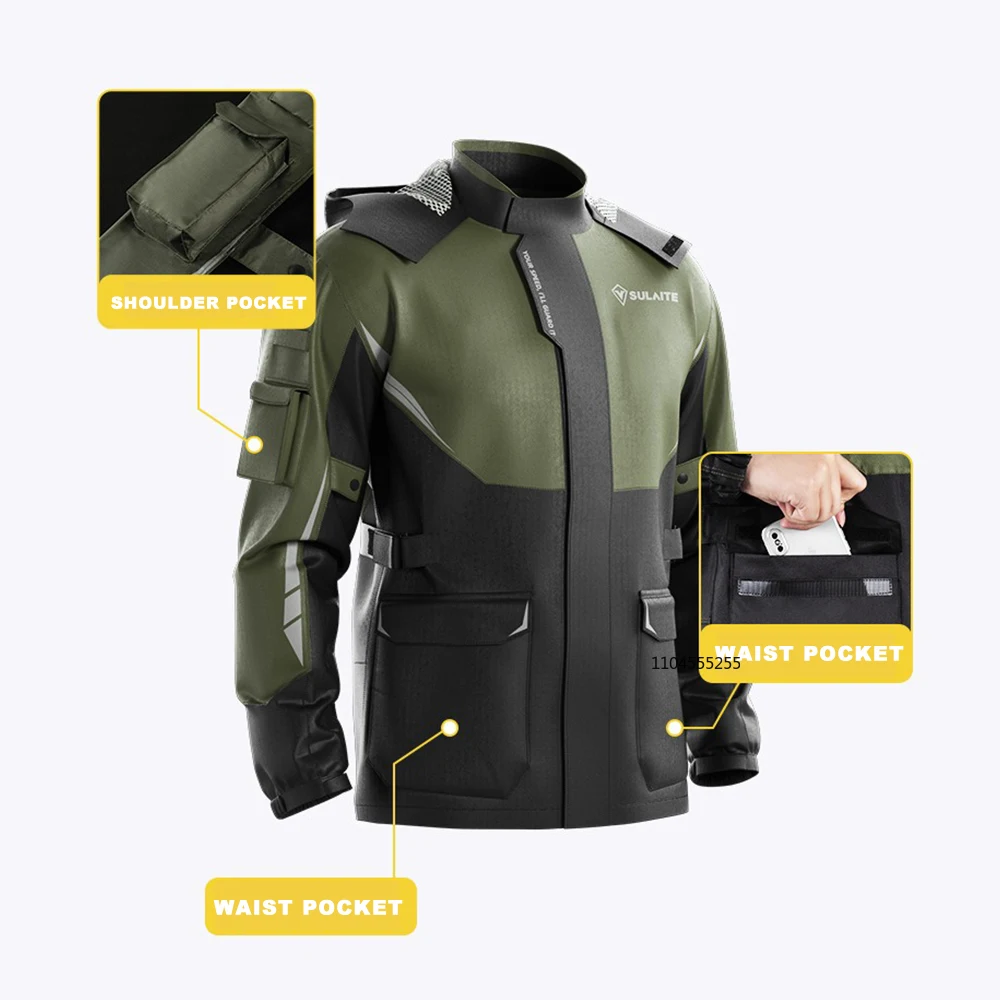 New Motorcycle Raincoat Waterproof Jacket Men Women Rain Cover Rider Raincoat for Motorcyclist Hiking Camping Fishing Clothing 44 Se782a0d2b3144c179a0b465485c17f27Q