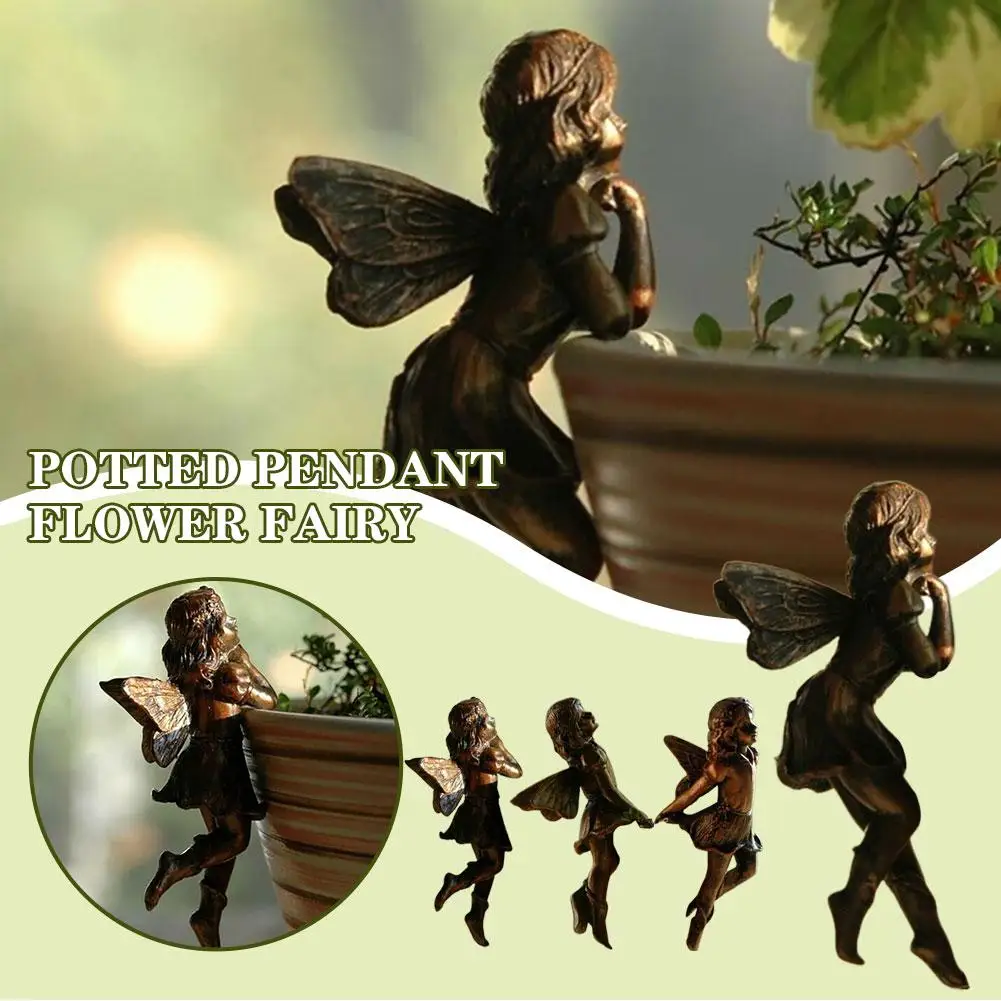 Resin Winged Flower Fairy Sculpture Potted Plant Pendant Pots Cups Mug Mini Decoration Girl Hanging Ornaments Edge Garden W T1G4
Resin Winged Flower Fairy Sculpture Potted Plant Pendant Pots Cups Mug Mini Decoration Girl Hanging Ornaments Edge Garden W T1G4