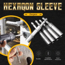 Universal Deepened Hexagonal Sleeve 6-18mm Deepen Power Nut Driver Bit Set Hex Shank Multifunctioal Sleeve Impact Socket Adapter
Universal Deepened Hexagonal Sleeve 6-18mm Deepen Power Nut Driver Bit Set Hex Shank Multifunctioal Sleeve Impact Socket Adapter