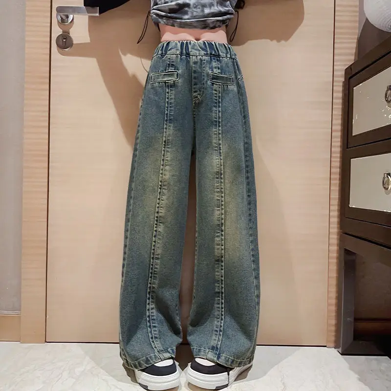 Wide Leg Jeans 2024 Summer New Spicy Girl Denim Straight Tube New Style Pocket High Street Loose Jeans Wide Denim Trousers A26
Wide Leg Jeans 2024 Summer New Spicy Girl Denim Straight Tube New Style Pocket High Street Loose Jeans Wide Denim Trousers A26