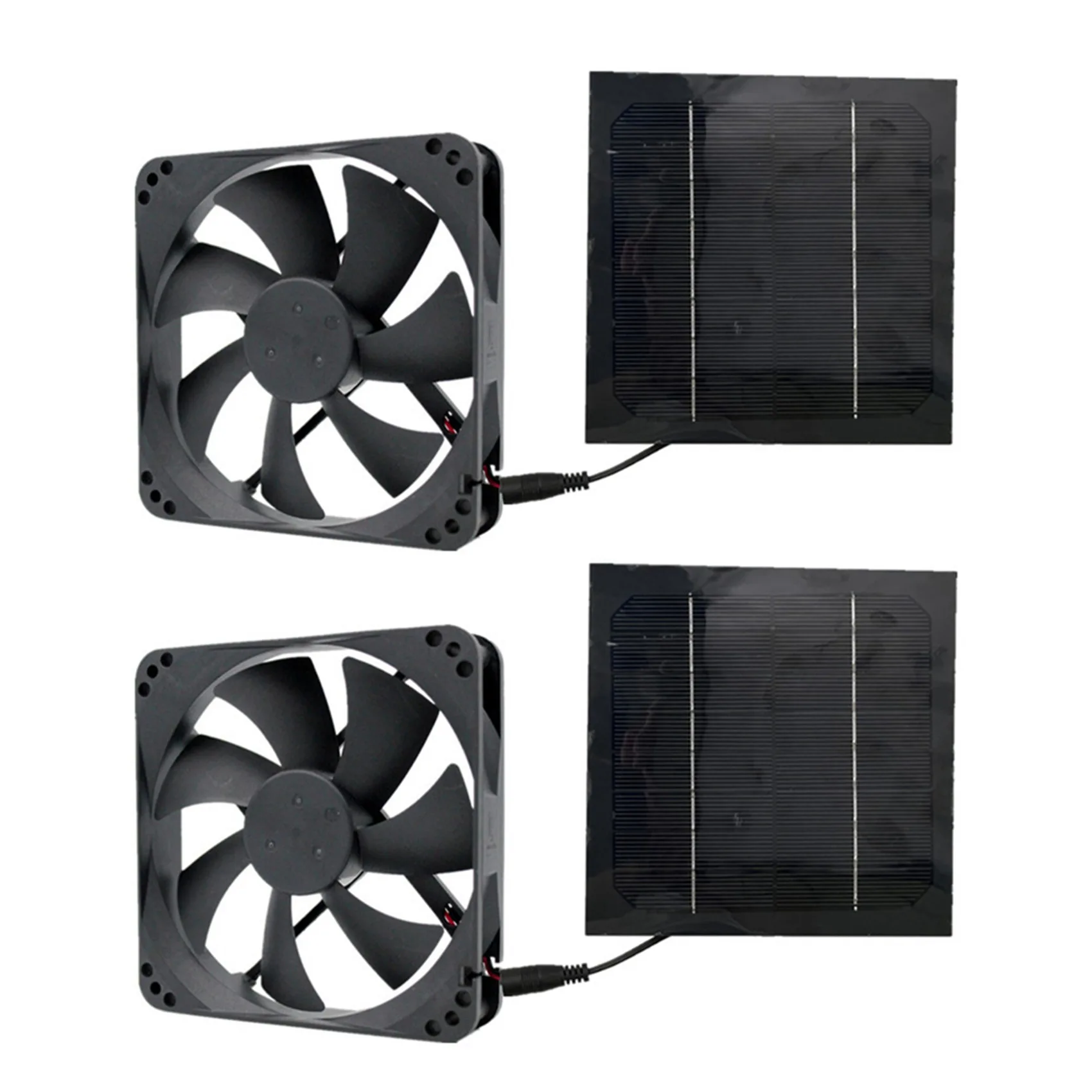 2X 20W Solar Exhaust Fan Air Extractor 6 Inch Mini Ventilator Solar Panel Powered Fan for Dog Chicken House Greenhouse
2X 20W Solar Exhaust Fan Air Extractor 6 Inch Mini Ventilator Solar Panel Powered Fan for Dog Chicken House Greenhouse