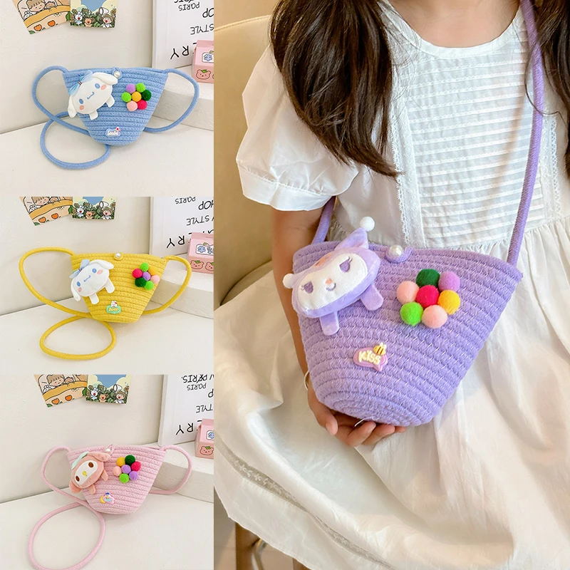 Kawaii Sanrio My Melody Kuromi Детская сумка через плечо Cinnamoroll шерстяная сумка ручной работы мультяшная Милая плетеная Подвеска сумка через плечо подарок
Kawaii Sanrio My Melody Kuromi Детская сумка через плечо Cinnamoroll шерстяная сумка ручной работы мультяшная Милая плетеная Подвеска сумка через плечо подарок