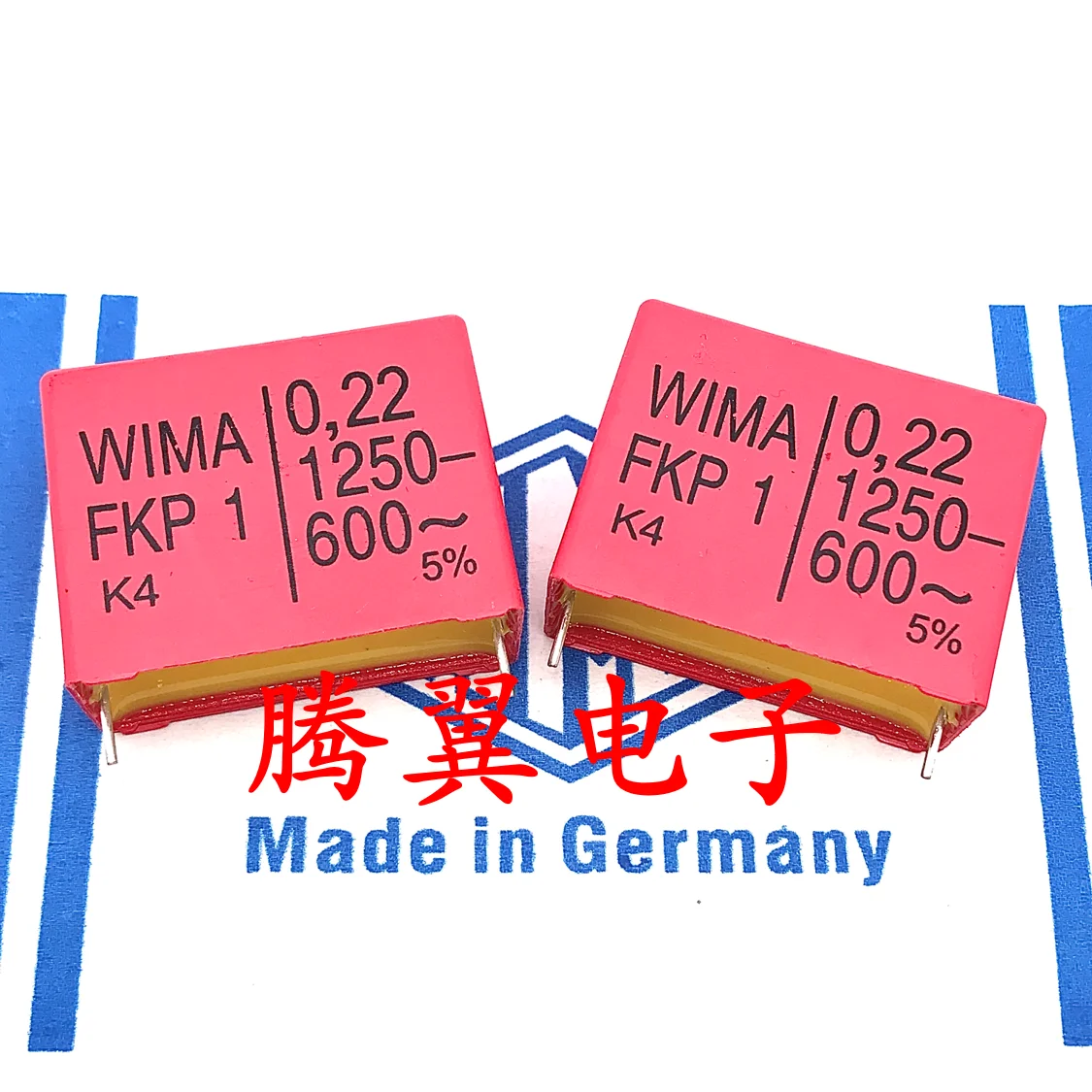 Конденсатор WIMA Weima FKP1 1250V 224 0,22 UF 1250V 220N, контактный шаг 37,5, 1 шт. 
Конденсатор WIMA Weima FKP1 1250V 224 0,22 UF 1250V 220N, контактный шаг 37,5, 1 шт.