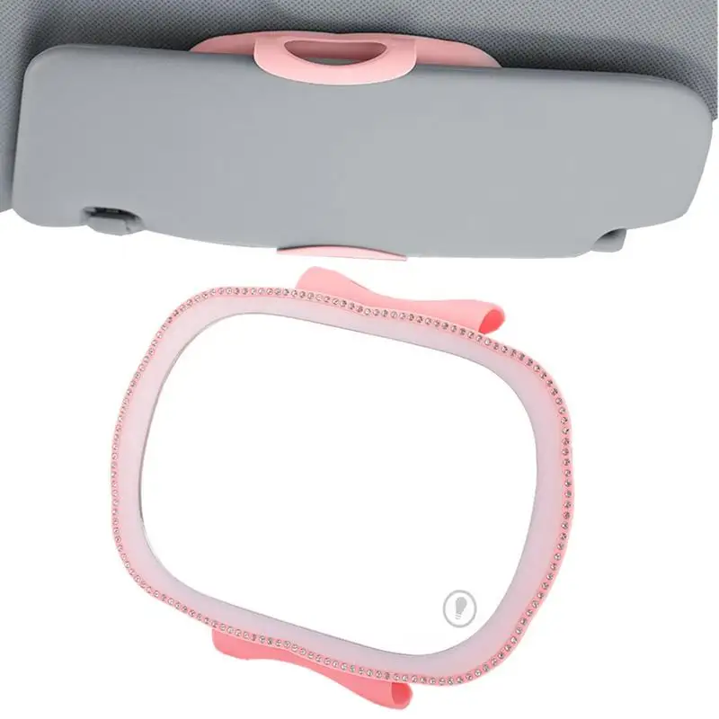 Универсальное автомобильное зеркало с козырьком, перезаряжаемое зеркало для макияжа с регулируемой яркостью, встроенной литиевой батареей и сенсорным датчиком 
Универсальное автомобильное зеркало с козырьком, перезаряжаемое зеркало для макияжа с регулируемой яркостью, встроенной литиевой батареей и сенсорным датчиком