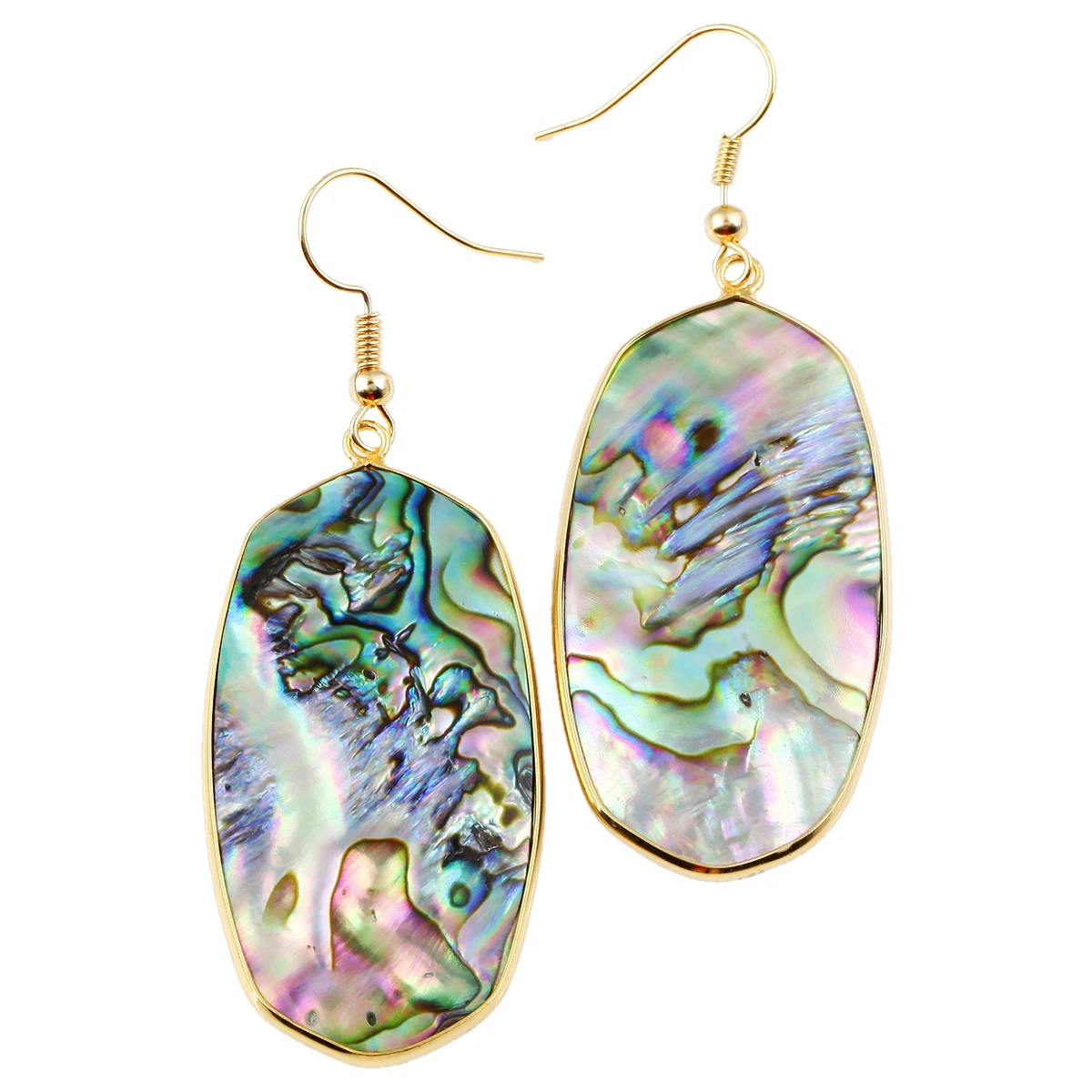 TUMBEELLUWA Natural Abalone Shell Golden Hook Dangle Earring Trendy Women Drop Earrings Jewelry
TUMBEELLUWA Natural Abalone Shell Golden Hook Dangle Earring Trendy Women Drop Earrings Jewelry