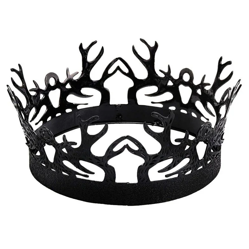 Vintage Baroque Witch Tiaras Royal Men Round Black Crowns Queen King Hair Accessories Women Prom Gold Diadema Costume Headpieces
Vintage Baroque Witch Tiaras Royal Men Round Black Crowns Queen King Hair Accessories Women Prom Gold Diadema Costume Headpieces