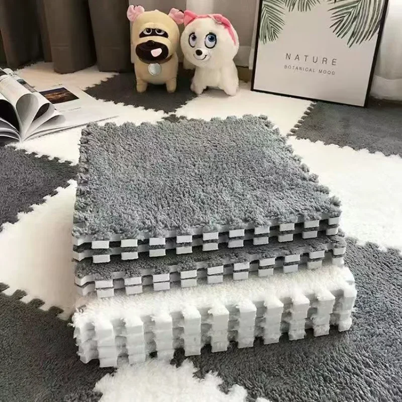 Thickened Splicing Carpet Bedroom Whole Floor Mat Living Room Block Girl Bedside Blanket Dirt Resistant Foam Cuttable Floor Mat
Thickened Splicing Carpet Bedroom Whole Floor Mat Living Room Block Girl Bedside Blanket Dirt Resistant Foam Cuttable Floor Mat