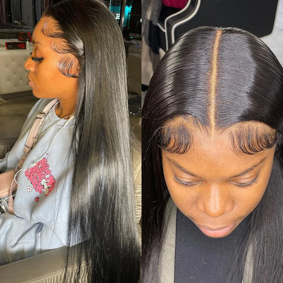 360 HD Lace Frontal Wig Human Hair Pre Plucked 30 32 inch 180% Straight Transparent 13x4 Lace Front Human Hair Wigs for Women
360 HD Lace Frontal Wig Human Hair Pre Plucked 30 32 inch 180% Straight Transparent 13x4 Lace Front Human Hair Wigs for Women