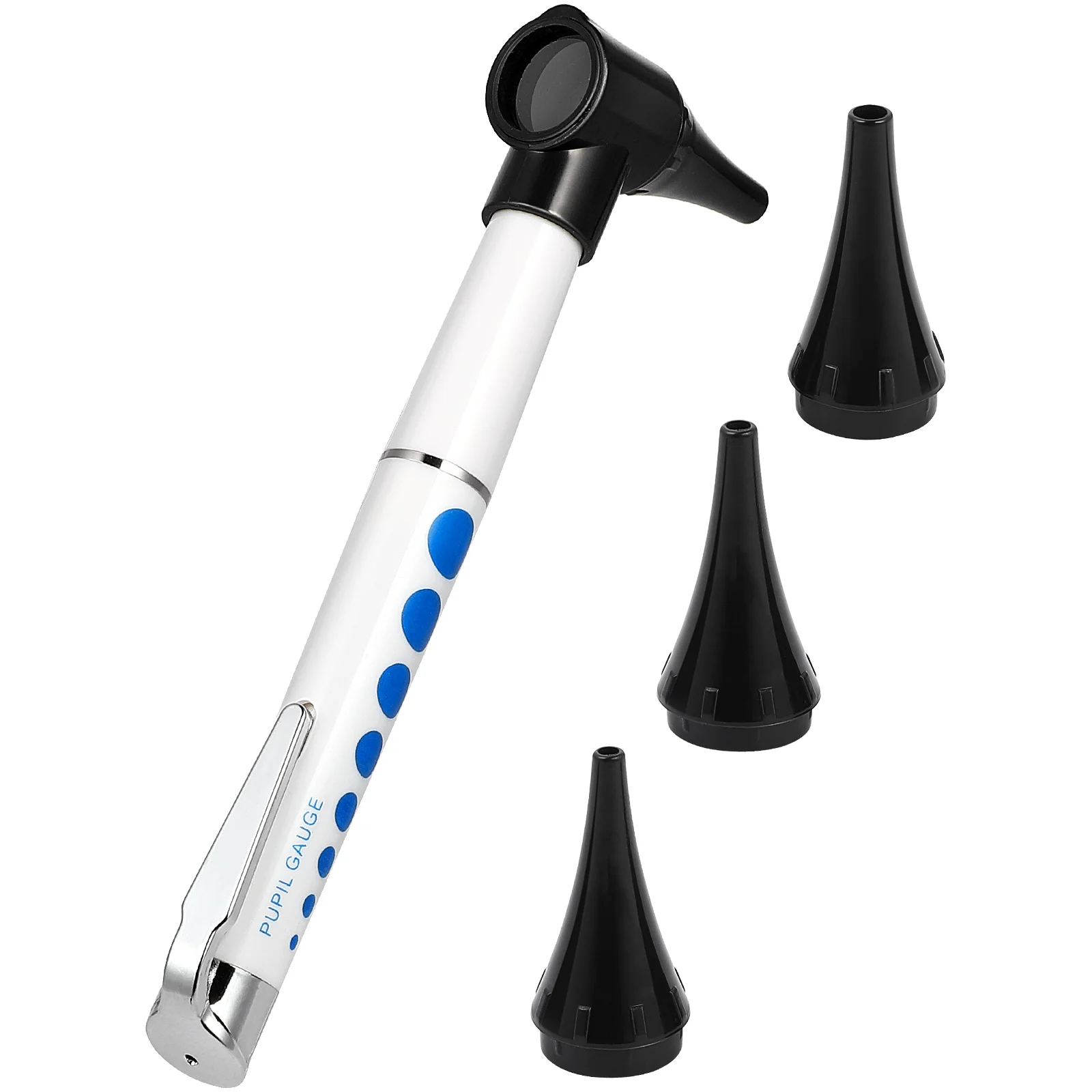 

LED Medical Diagnostic Otoscope Magnifying Lens Clinical Penlight Flashlight Set without