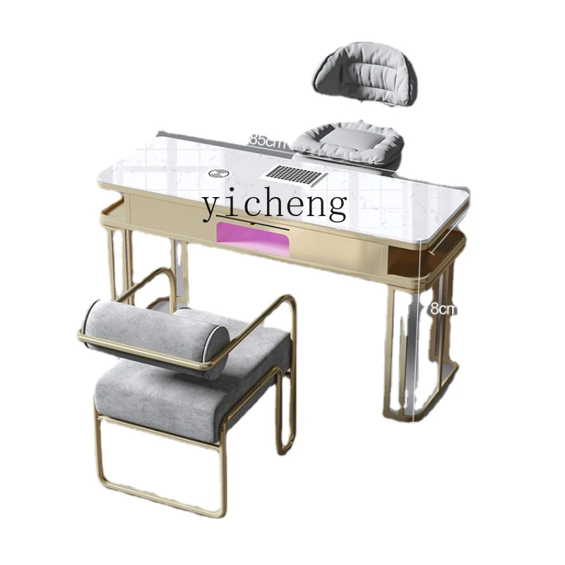 Zc Comes with Vacuum Cleaner Manicure Table and Chair Set Single Double Three-Person Nail Table Full Set Marble
Zc Comes with Vacuum Cleaner Manicure Table and Chair Set Single Double Three-Person Nail Table Full Set Marble