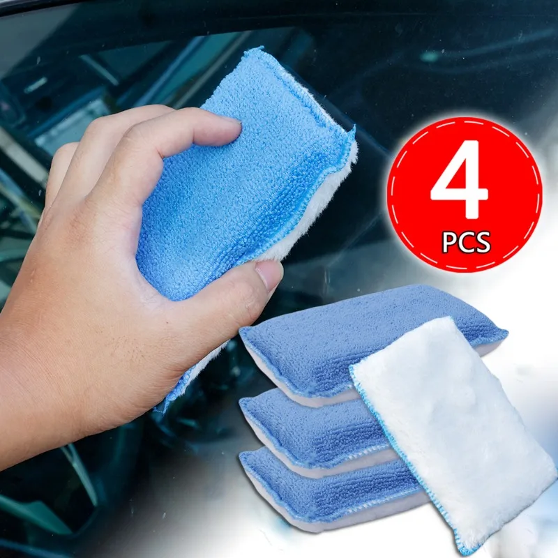 Microfiber Car Cleaning Sponge Microfiber Detailing Washer Pad Double Side Imitation Wool Sponges Car Wash Wipe Applicator Pads
Microfiber Car Cleaning Sponge Microfiber Detailing Washer Pad Double Side Imitation Wool Sponges Car Wash Wipe Applicator Pads