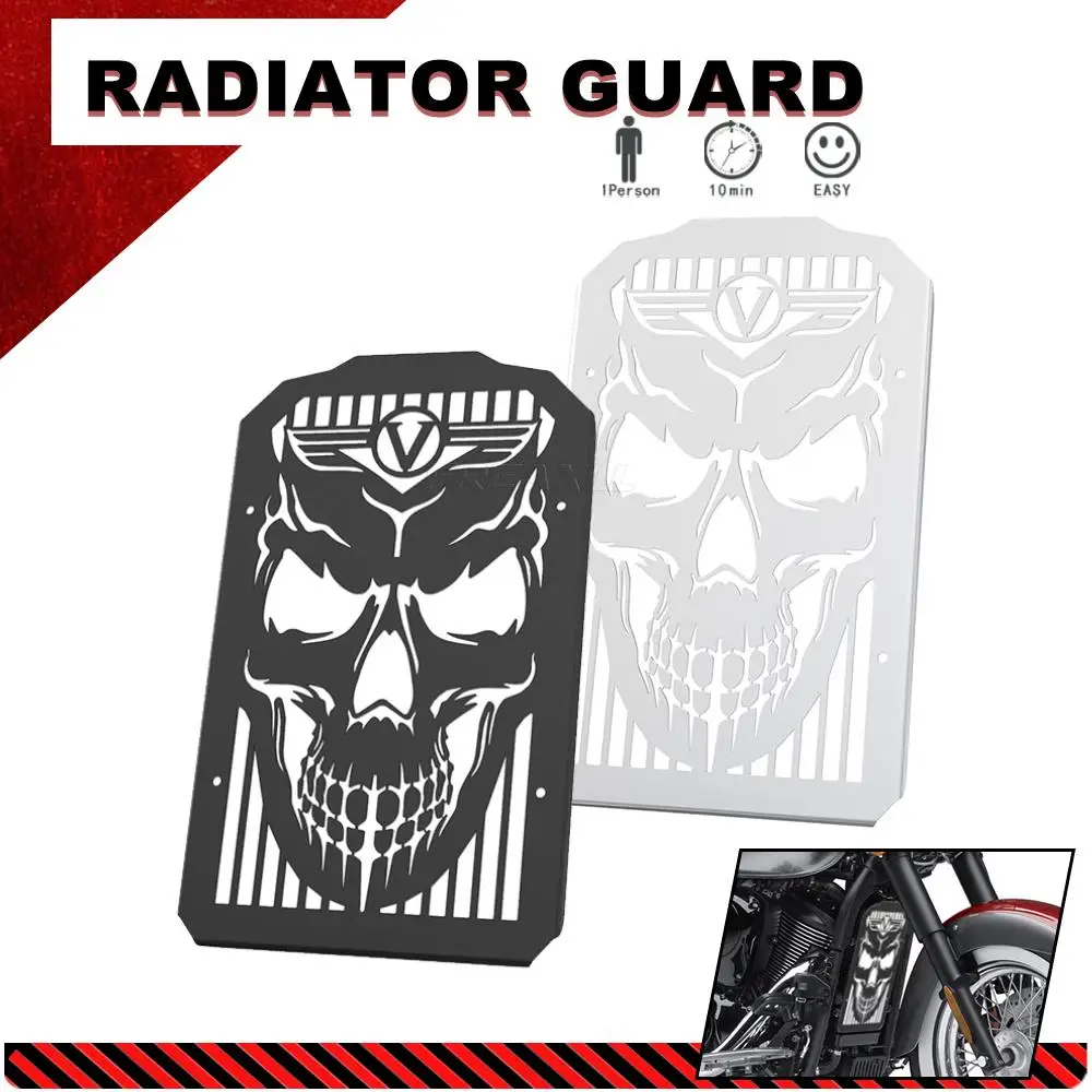 

Motorcycle Radiator Cover Grille Guard Protector For Kawasaki VULCAN Vulcan 900 CLASSIC/LT VN900 VN 900 Custom 2007-2023 2024