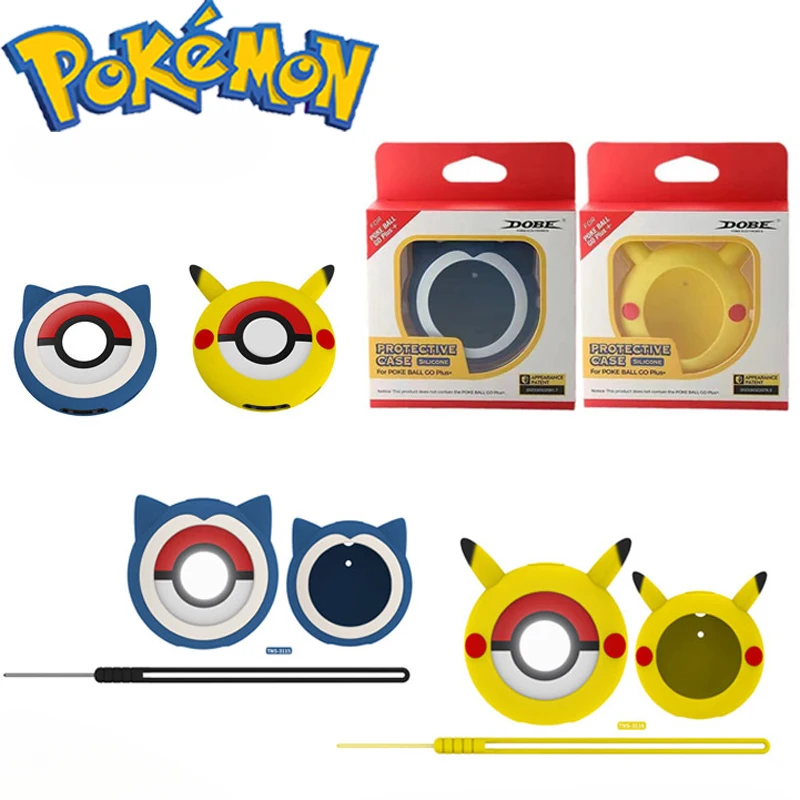 Pokémon GO Plus+Genie Ball Silicone Cover Cartoon Pikachu Snorlax Fall Protection Soft Case with Portable Carrying Strap Gift
Pokémon GO Plus+Genie Ball Silicone Cover Cartoon Pikachu Snorlax Fall Protection Soft Case with Portable Carrying Strap Gift