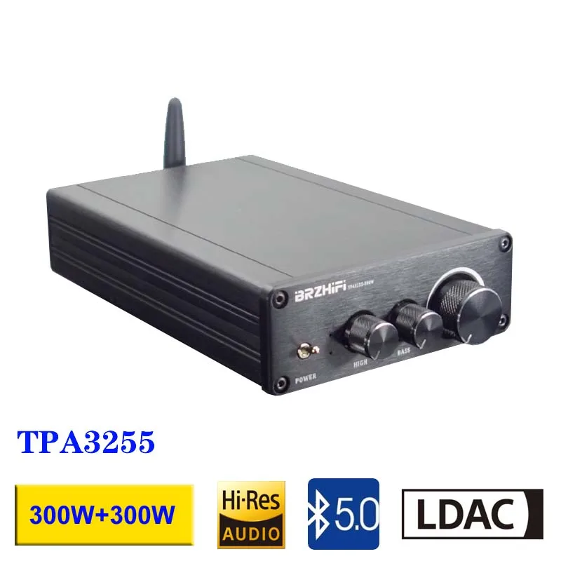 DLHiFi TPA3255 2,0 стерео 300 Вт + 300 Вт HiFi Bluetooth 5,0 QCC5125 LDAC PCM5102 декодирующий усилитель мощности с корпусом из алюминиевого сплава
DLHiFi TPA3255 2,0 стерео 300 Вт + 300 Вт HiFi Bluetooth 5,0 QCC5125 LDAC PCM5102 декодирующий усилитель мощности с корпусом из алюминиевого сплава