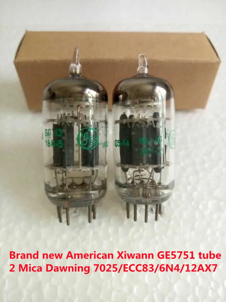 Новая американская трубка Xiwannian GE5751 2 mica generation dawn 7025/ECC83/6N4/12AX7
Новая американская трубка Xiwannian GE5751 2 mica generation dawn 7025/ECC83/6N4/12AX7