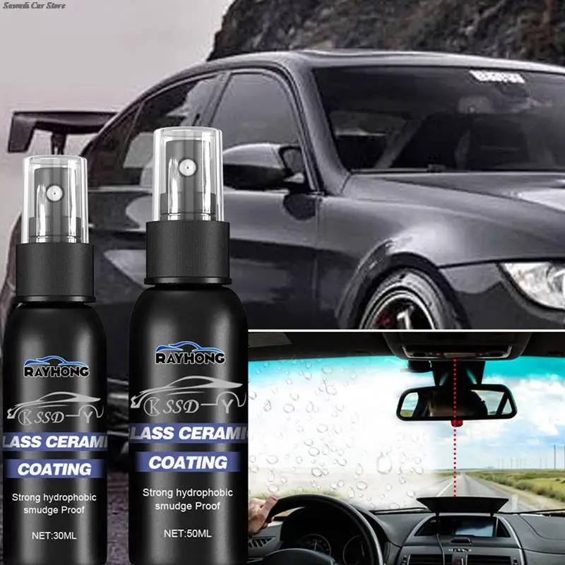 

30ml/50ml Auto Windshield Water Repellent Car Coating Window Waterproof Rainproof Nano Hydrophobic Antifogging Agent Anti Rain